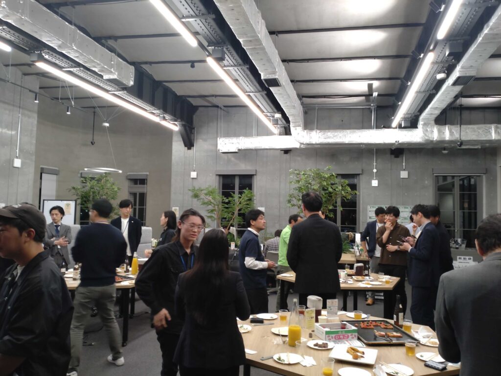 写真:懇親会