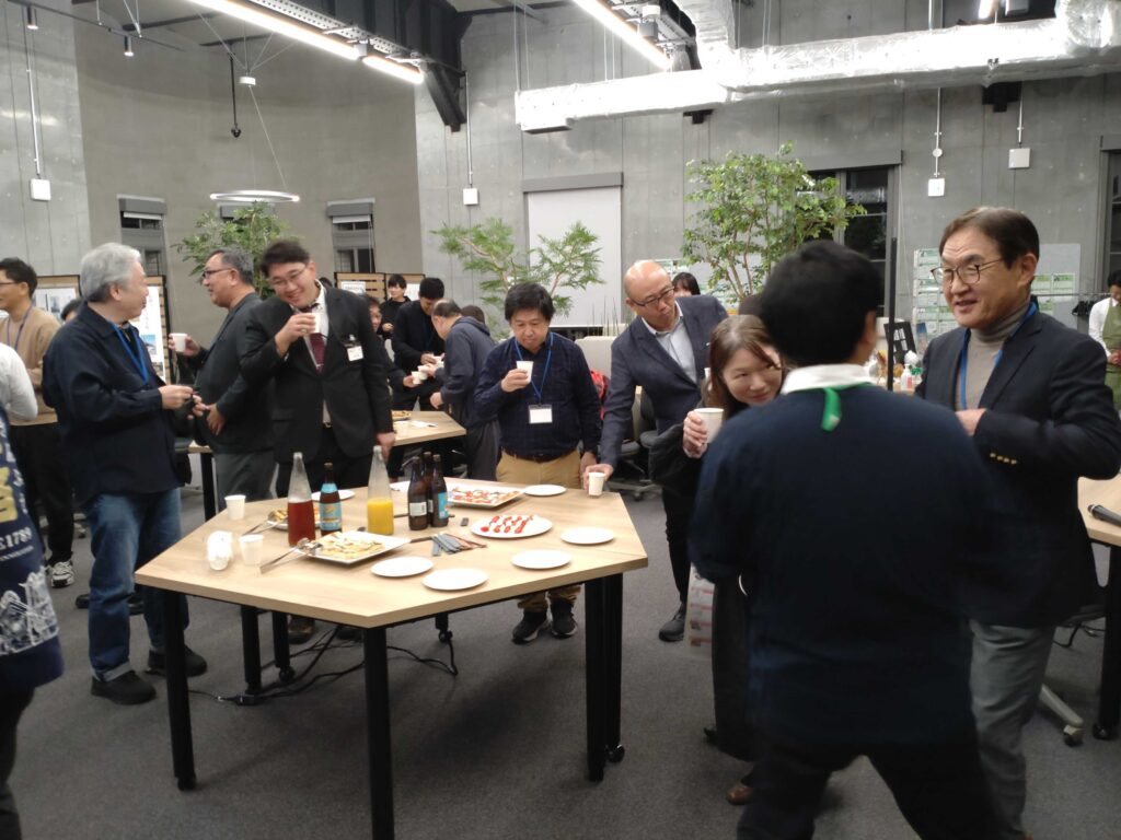 写真:交流会