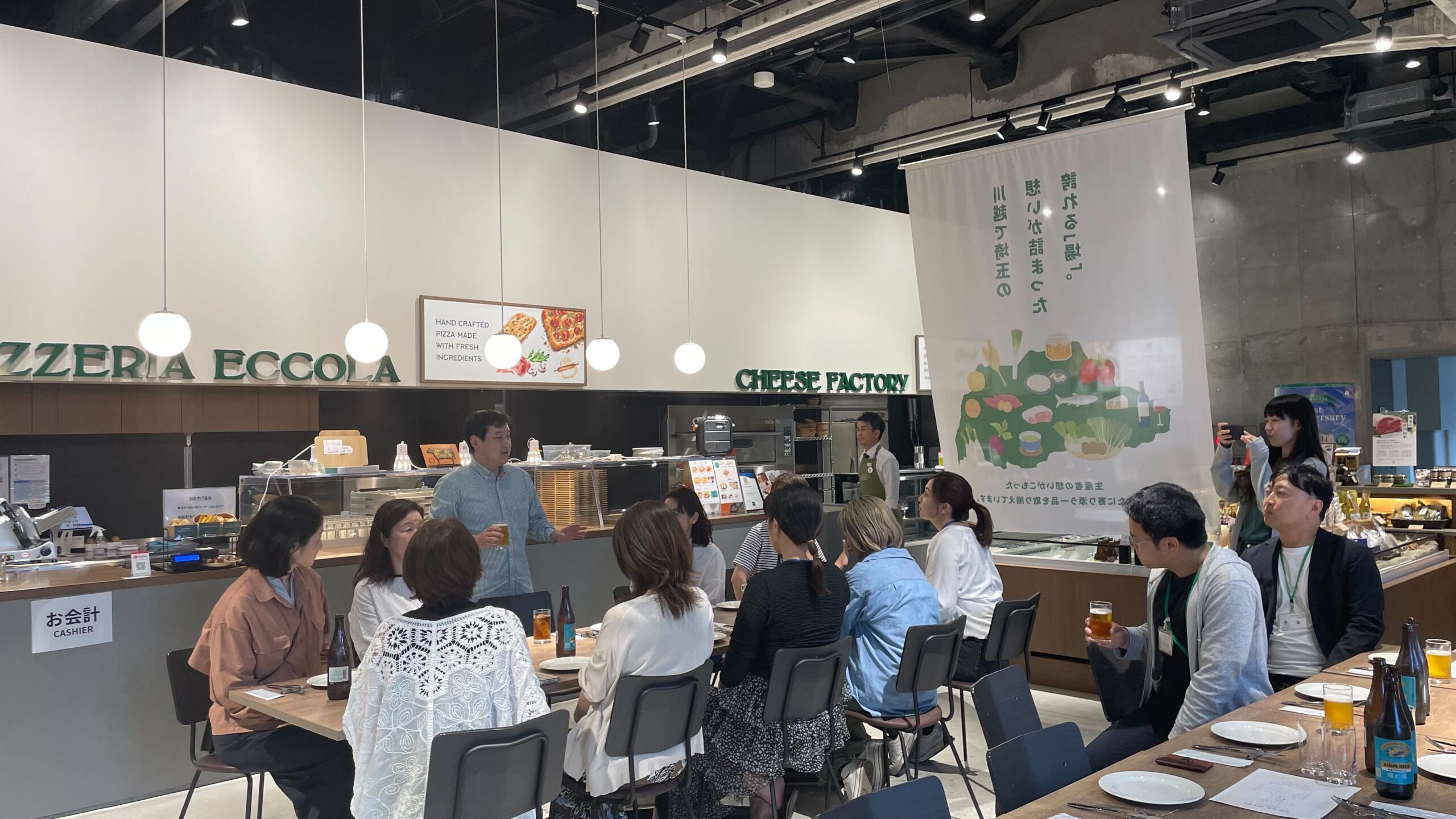 カフェの学校 in りそな コエドテラス 前回の様子