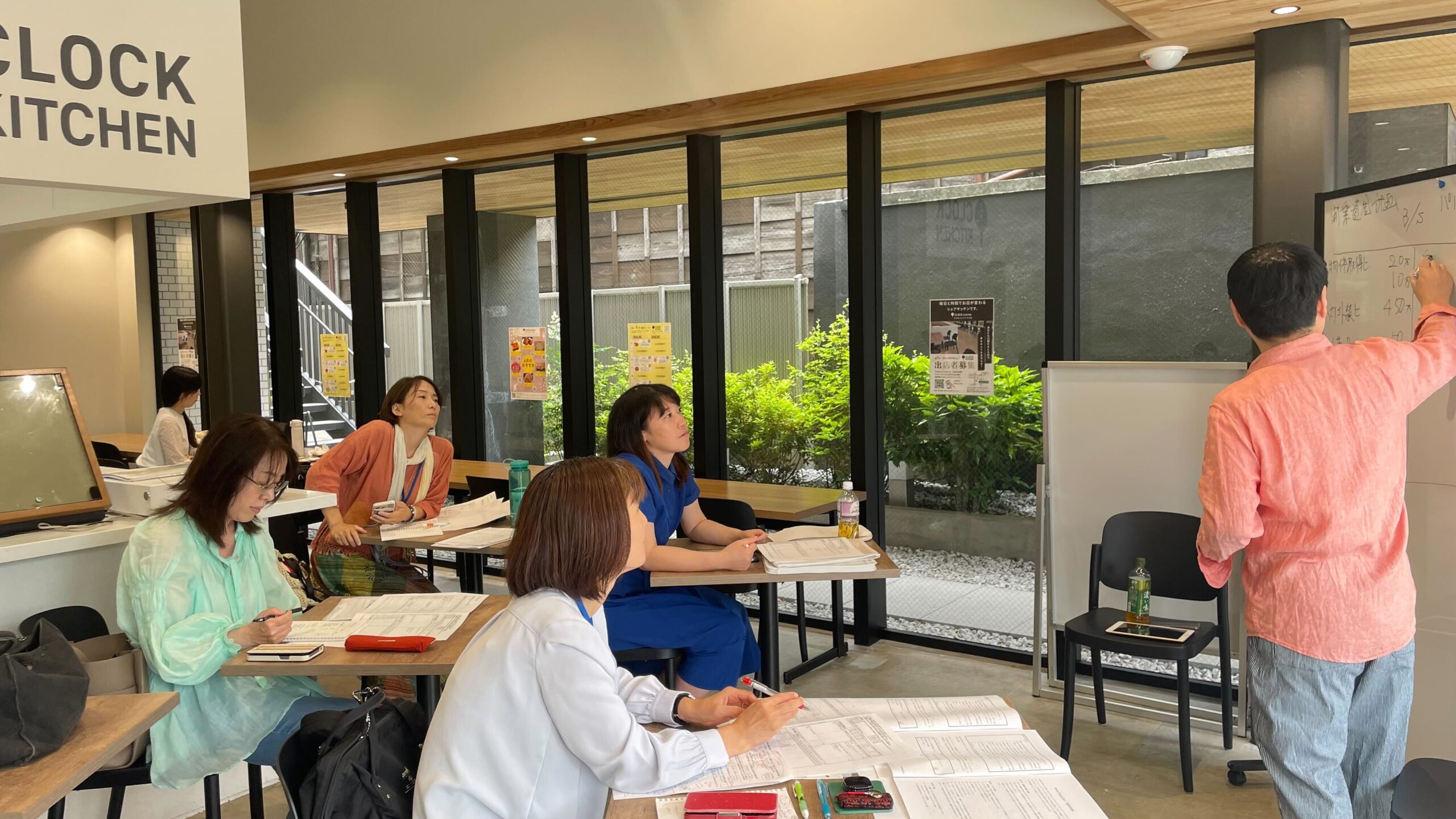 カフェの学校 in りそな コエドテラス 前回の様子